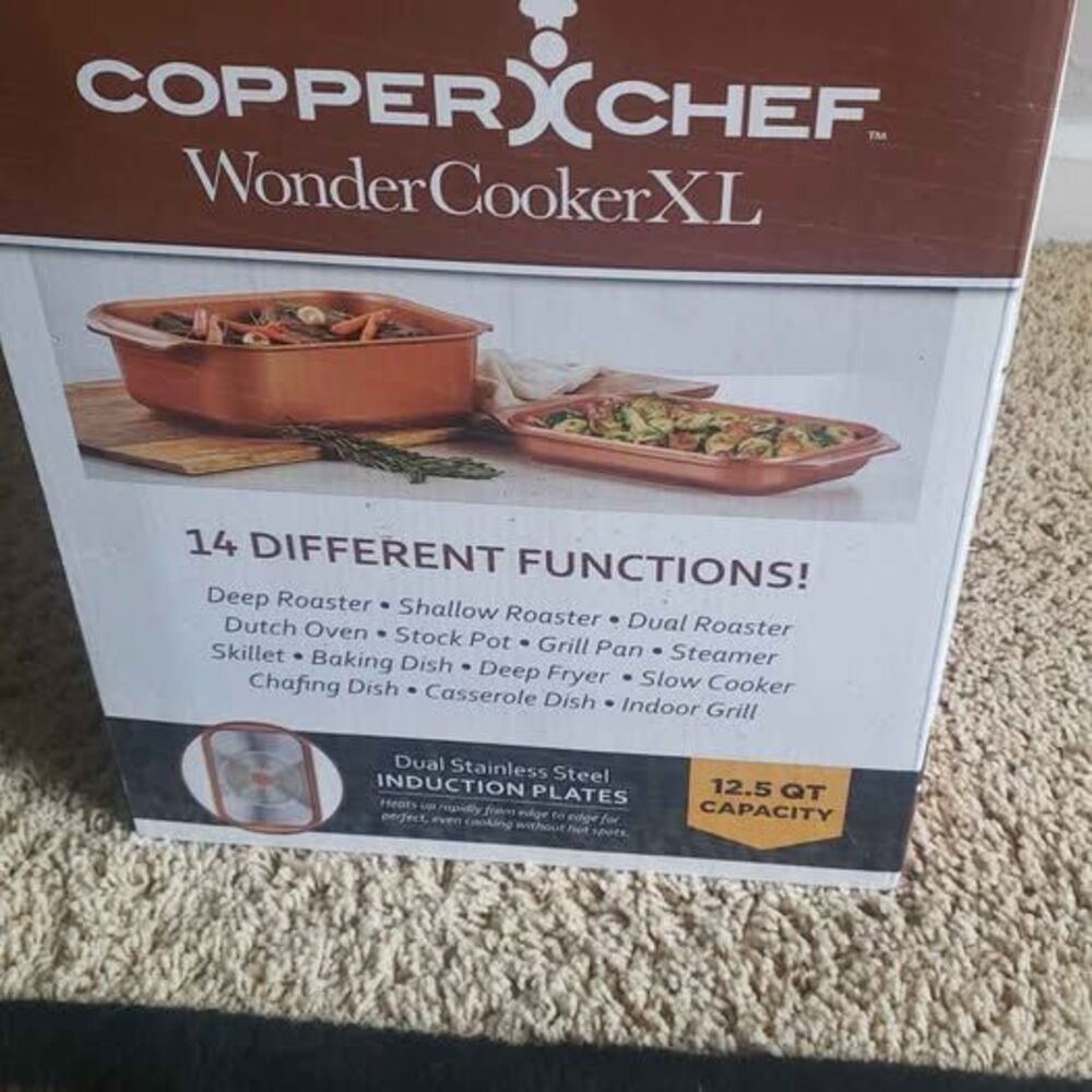 12.5 QT Copper Chef Wonder Cooker XL - Picture 6 of 10